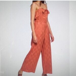 Roxy wide legged jumpsuit cropped at ankle
